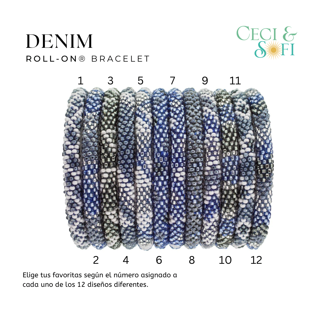 Roll-On® Bracelets -DENIM 2-
