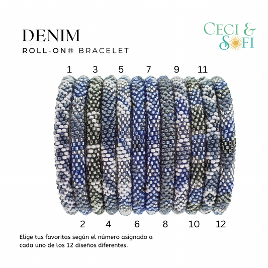 Roll-On® Bracelets -DENIM 2-