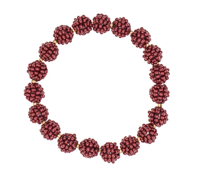 Boho Globe - Garnet -