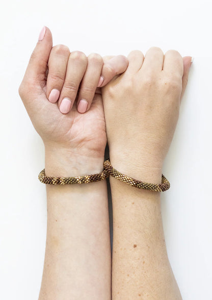 Roll-On® Friendship Bracelets- Brown Sugar -