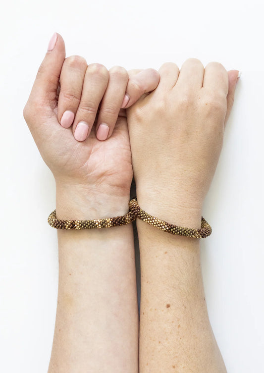 Roll-On® Friendship Bracelets- Brown Sugar -
