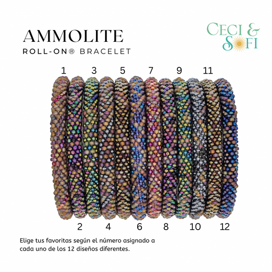 ***NEW*** ROLL-ON® BRACELETS AMMOLITE
