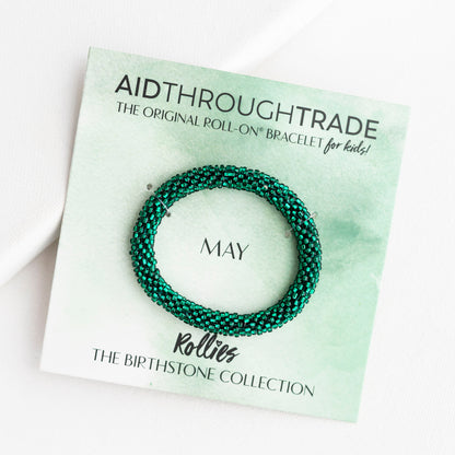 May Birthstone Rollies – The Original Roll-On® Bracelet for kids!