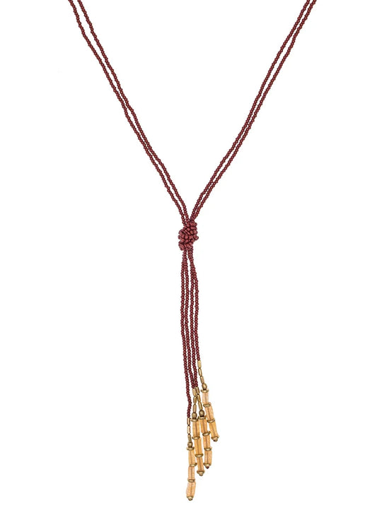 Hema Knot - Garnet -