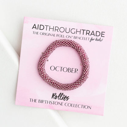 October Birthstone Rollies – The Original Roll-On® Bracelet for kids!