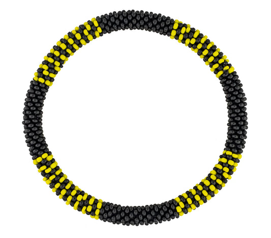 Men's Roll-On® Bracelet Black & Yellow