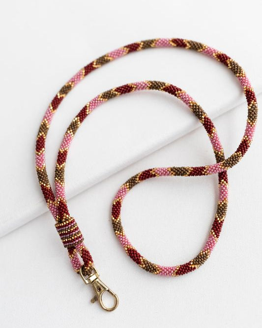 The Roll-On® Lanyard - Garnet -