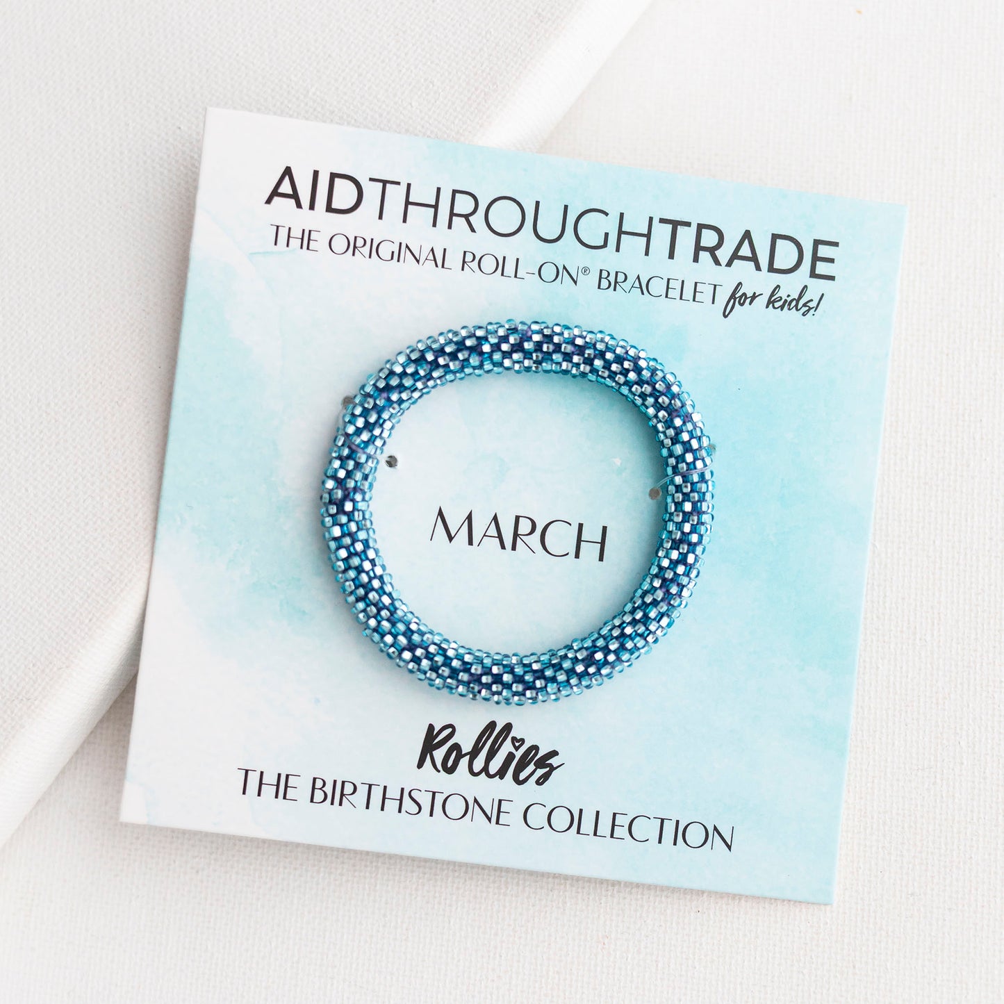 March Birthstone Rollies – The Original Roll-On® Bracelet for kids!