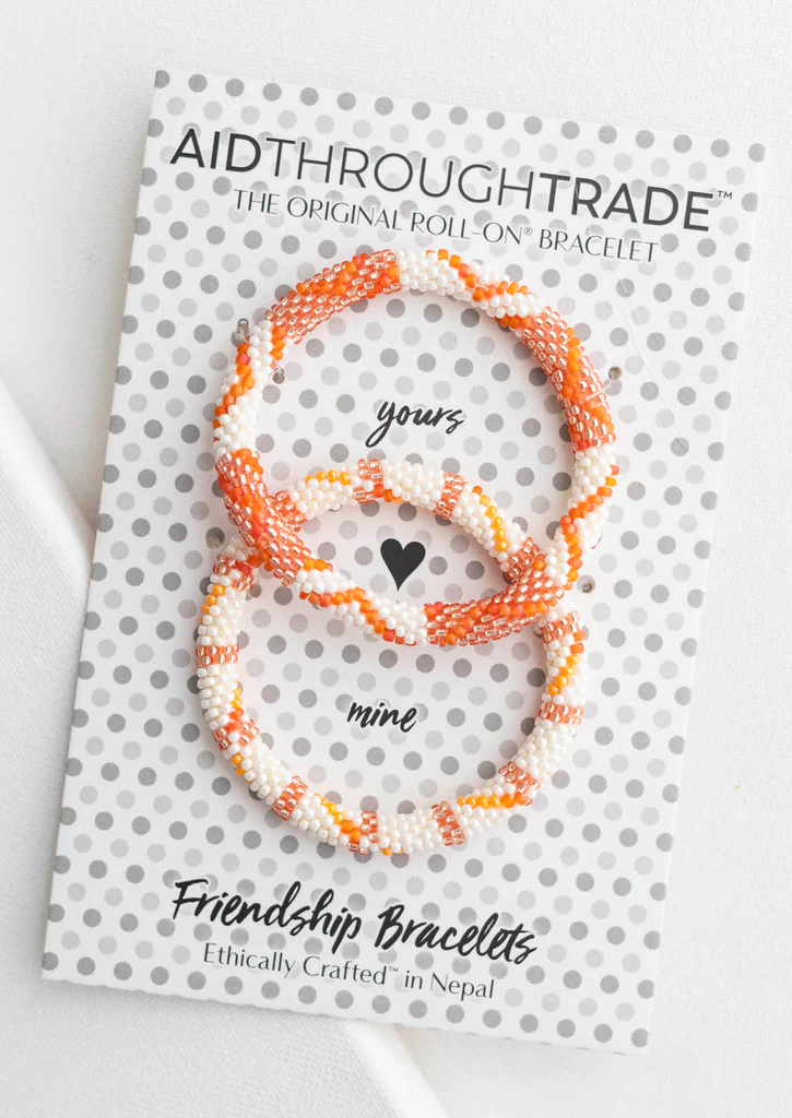 **NEW*** ROLL-ON® FRIENDSHIP BRACELETS TANGERINE