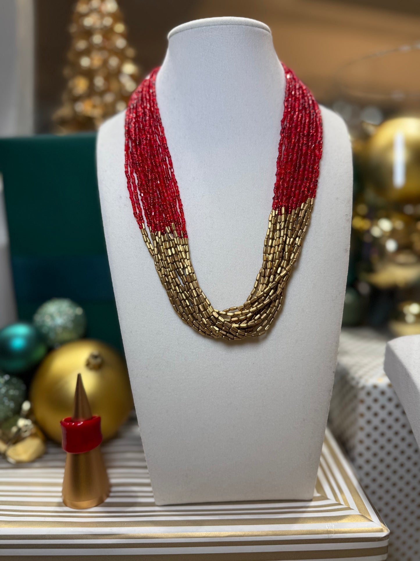 Hema Necklace Scarlet