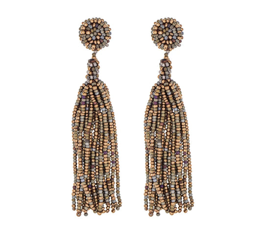The Finley Earring - Garnet -