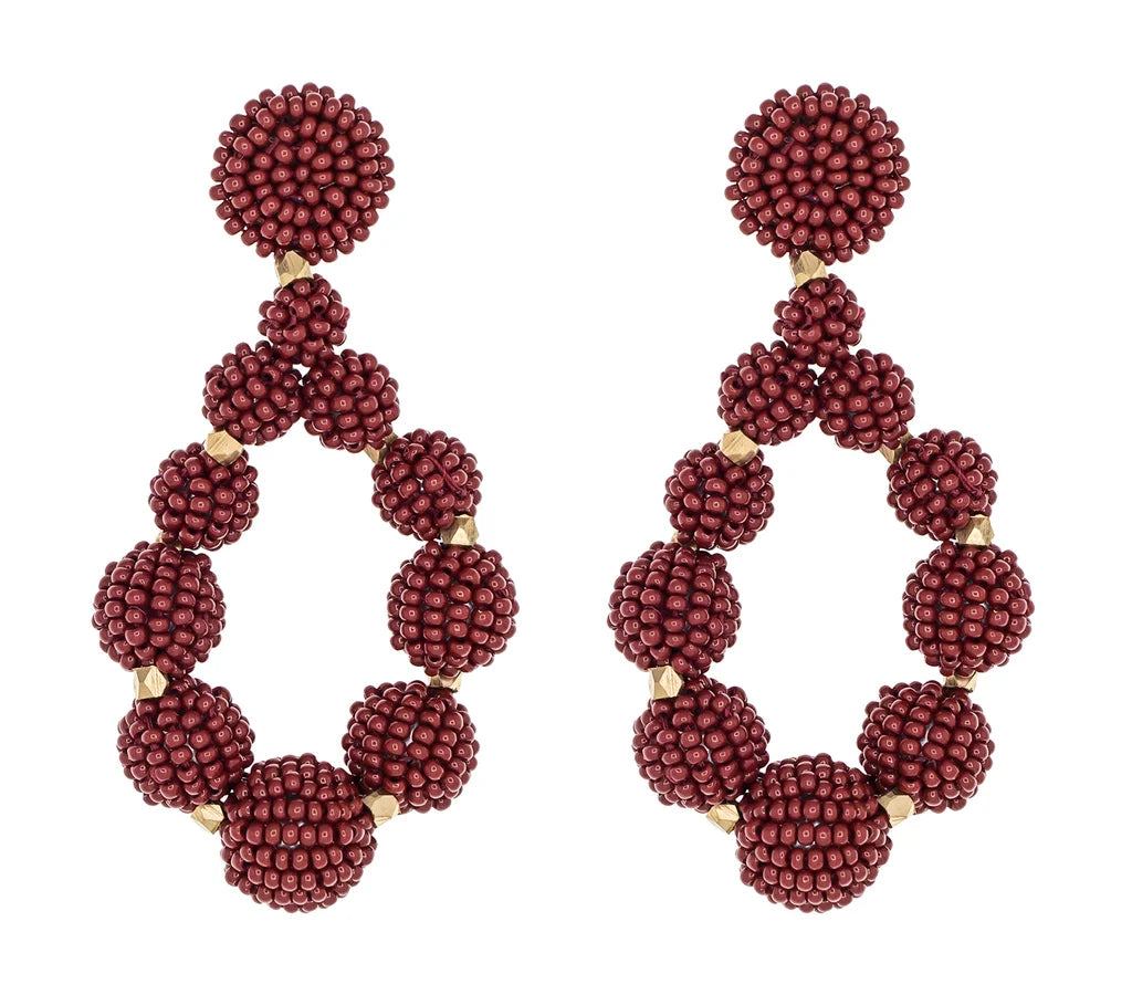 The Chelsea Teardrop - Garnet -
