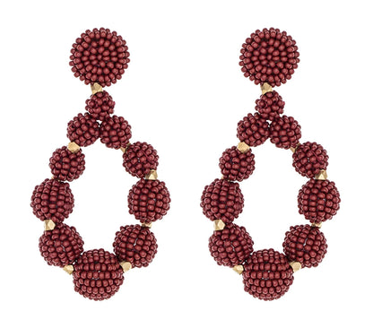 The Chelsea Teardrop - Garnet -