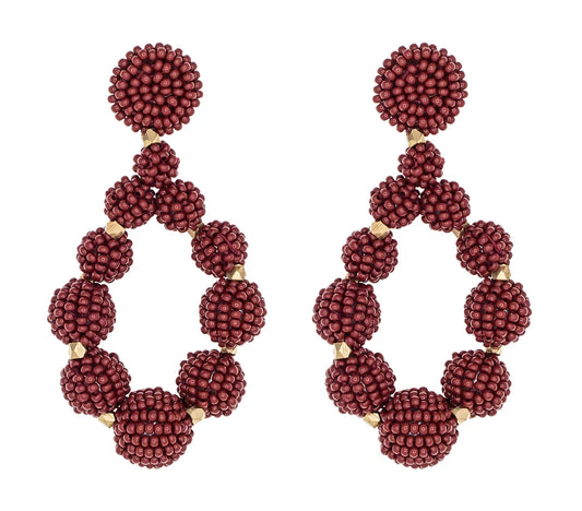 The Chelsea Teardrop - Garnet -