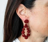 The Chelsea Teardrop - Garnet -