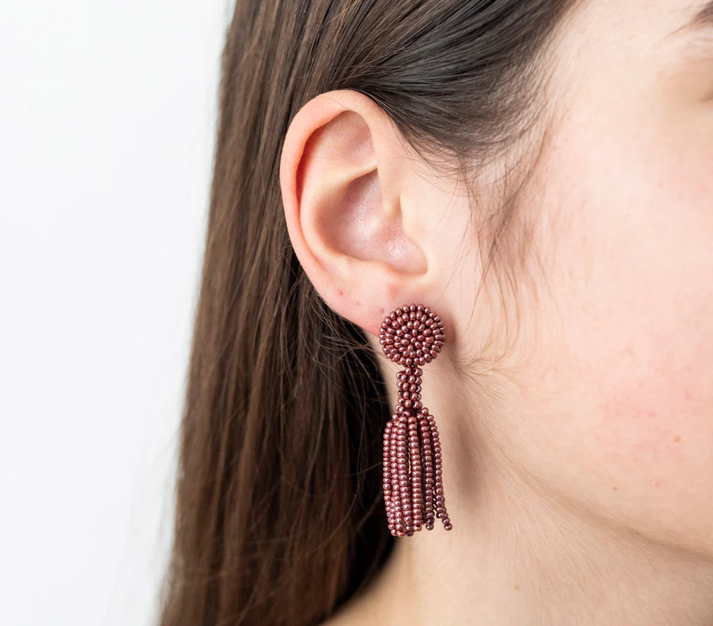 ***NEW*** THE PETITE FINLEY EARRING MULBERRY