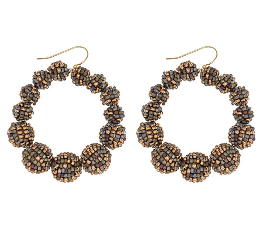 The Olivia Hoop - Hazel -