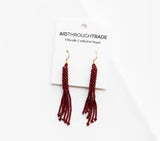 The Lissa Earring - Garnet -