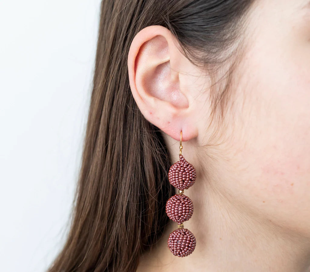 ***NEW*** THE CHARLIE EARRING MULBERRY