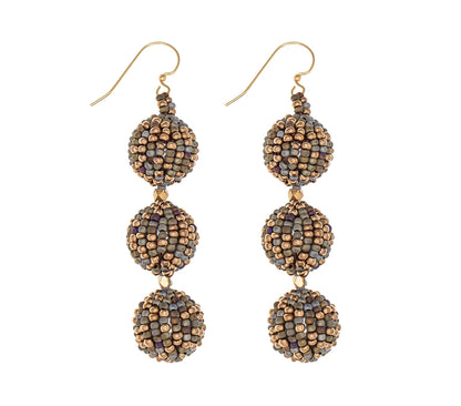 The Charlie Earring - Garnet -