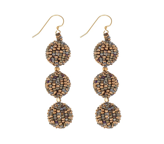 The Charlie Earring - Garnet -