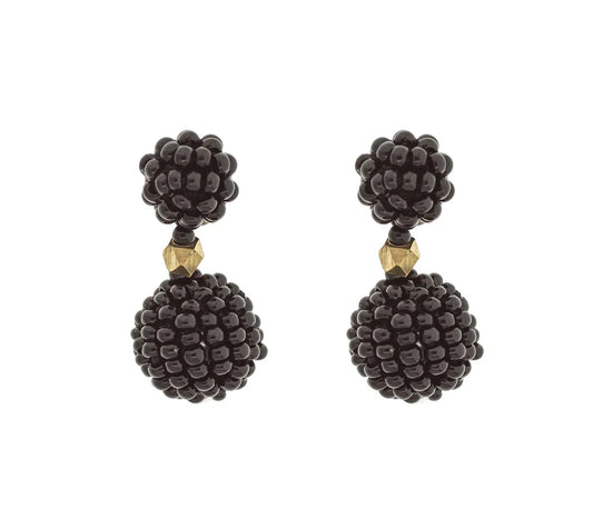 NEW! The Waldorf Earring Black