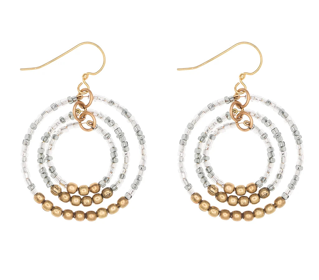 Gyroscope Earrings - Sterling -
