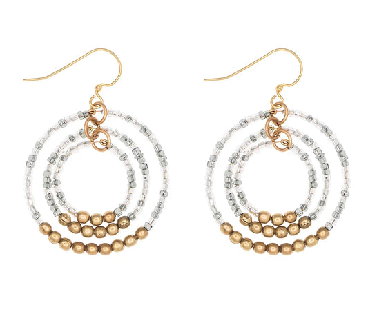 Gyroscope Earrings - Sterling -