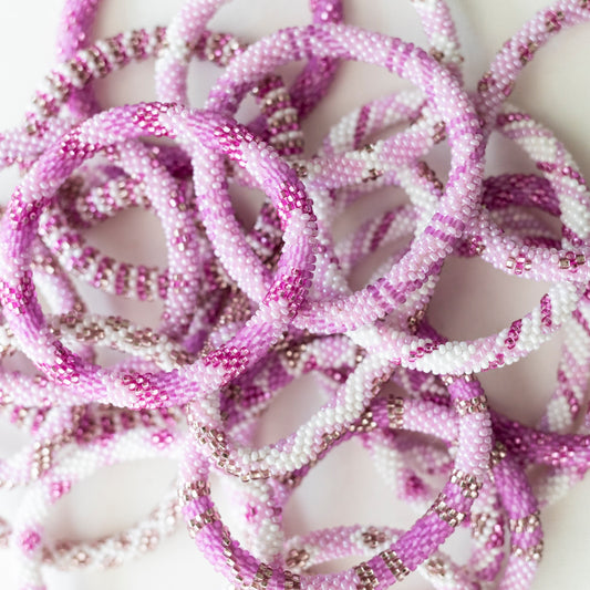 Set of 3 Roll-On® Bracelets Orchid