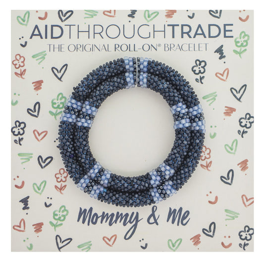 Mommy & Me Roll-On® Bracelets - Midnight Blue