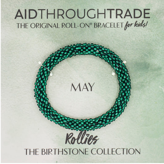 May Birthstone Rollies – The Original Roll-On® Bracelet for kids!