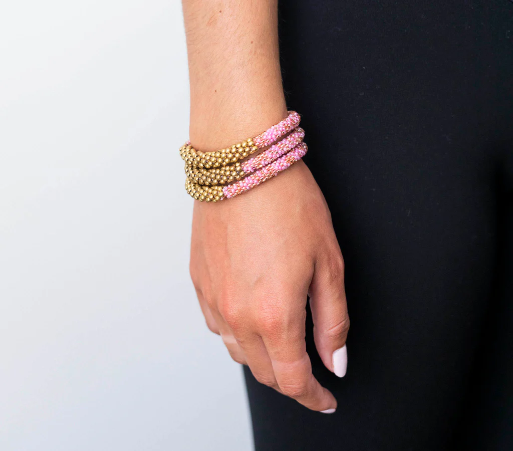 ***NEW***Statement Roll-On® Bracelets Golden Division Hibiscus