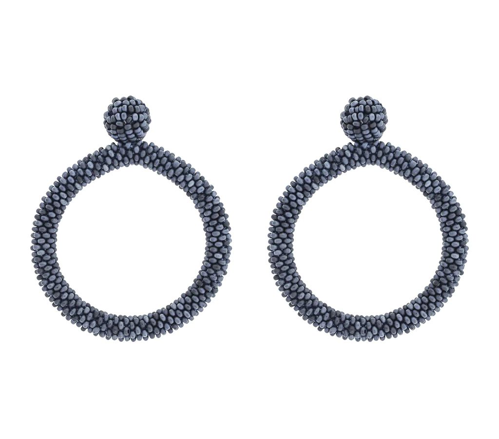 HOOP MIDNIGHT BLUE Earrings