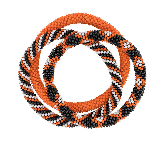 ROLL-ON® BRACELETS Orange & Black