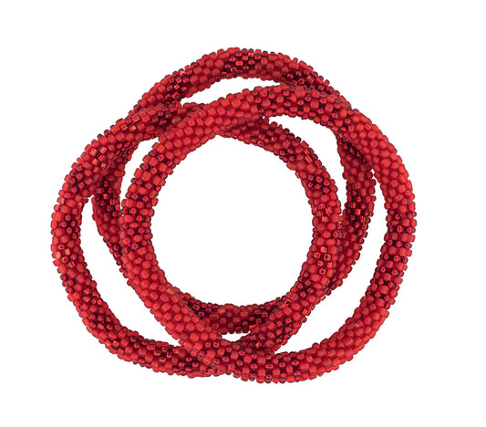 Set of 3 Roll-On® Bracelet Scarlet 8"