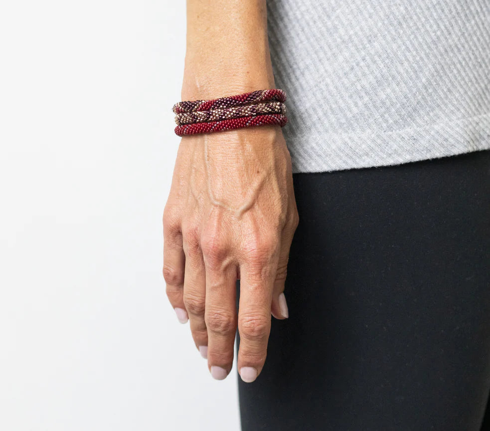 Roll-On® Bracelets Brown Bordeaux