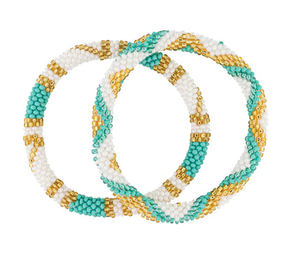 ROLL-ON® FRIENDSHIP BRACELETS AQUAMARINE