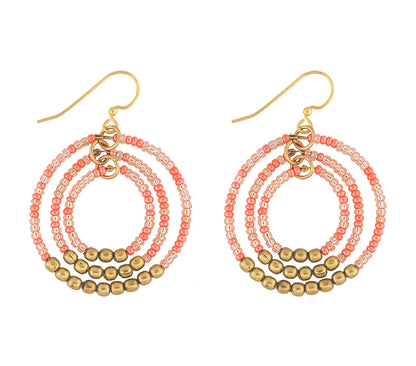 GYROSCOPE EARRINGS SUMMER CAPSULE - TANGERINE