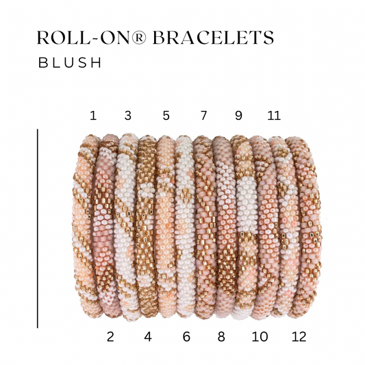 THE ORIGINAL ROLL-ON® BRACELET -BLUSH-