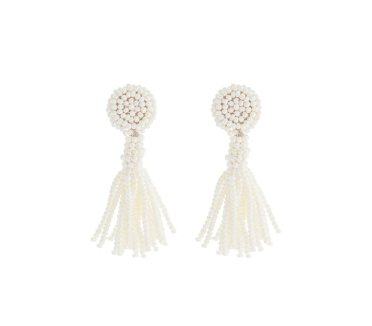 The Petite Finley Earring Cream