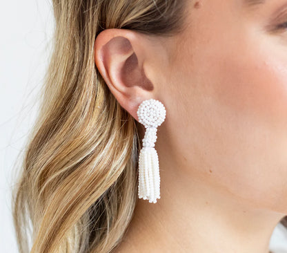 The Petite Finley Earring Cream