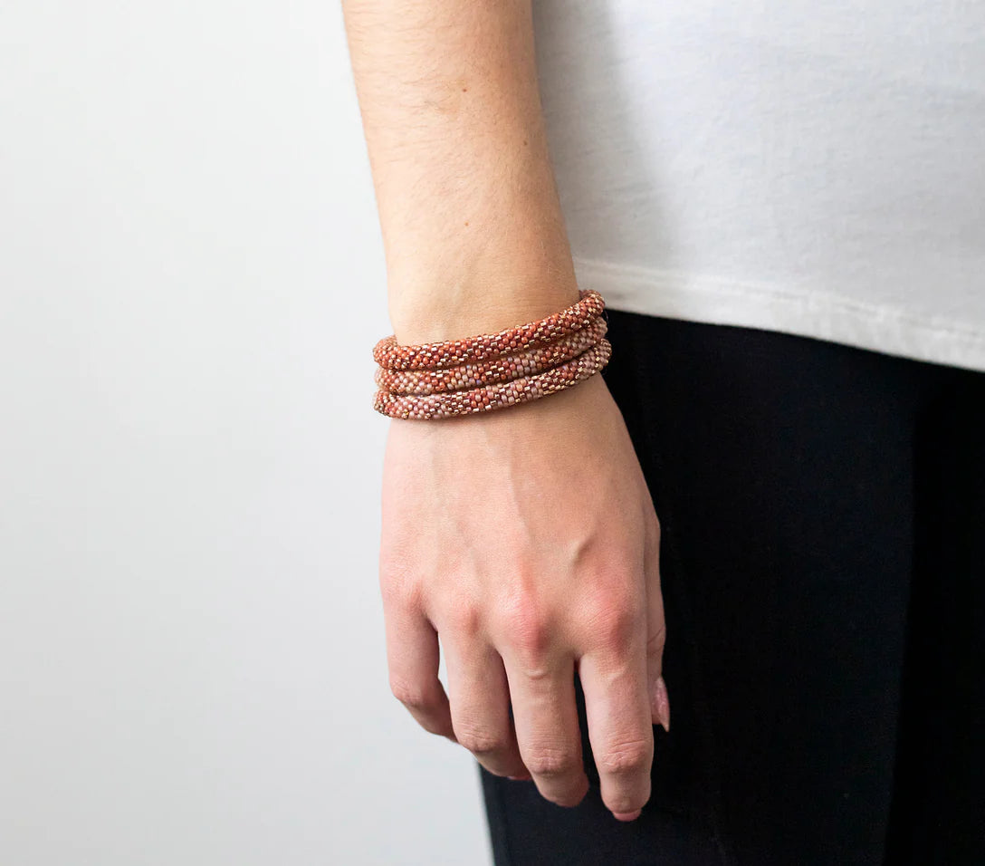 8 Inch Roll-On® Bracelets *NEW* Terracotta