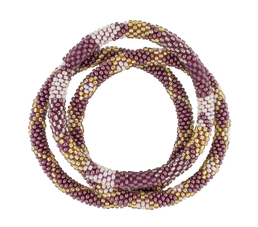 8 Inch New!!! Roll-On® Bracelets Mulberry