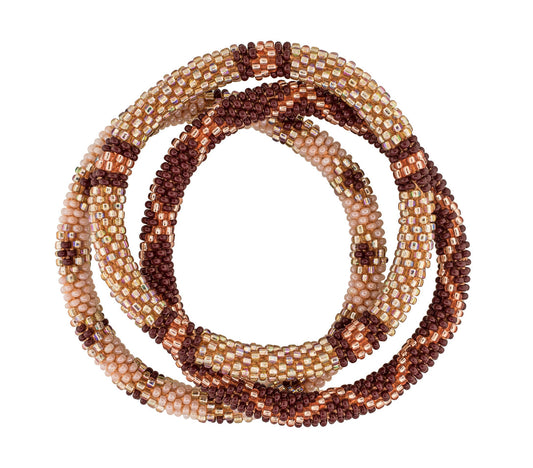 8 Inch New!!! Roll-On® Bracelets Rosewood