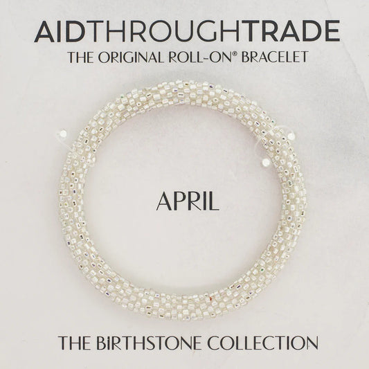 April Birthstone Roll-On® Bracelet