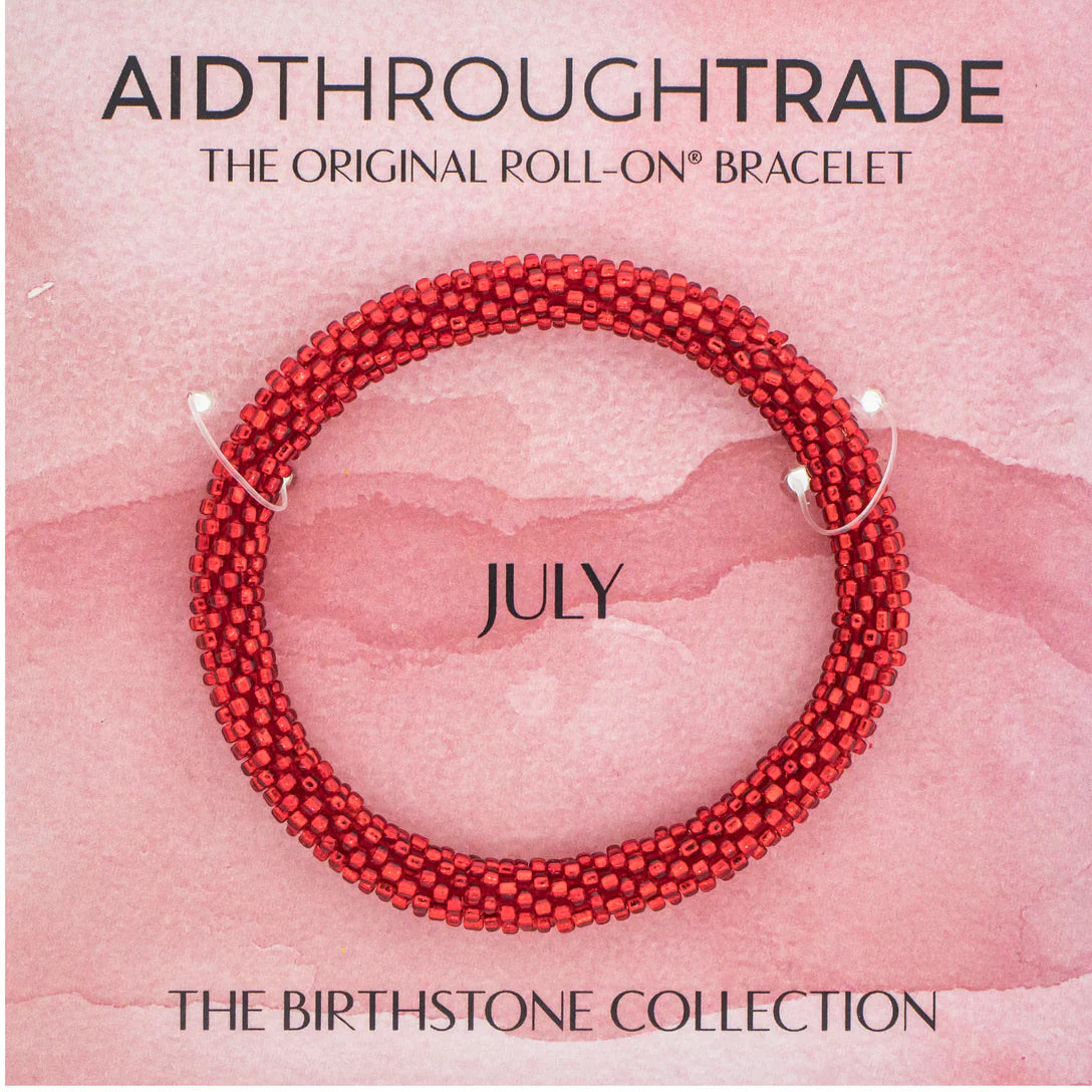 July Birthstone Roll-On® Bracelet