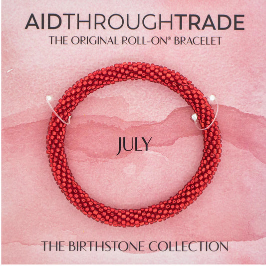 July Birthstone Roll-On® Bracelet