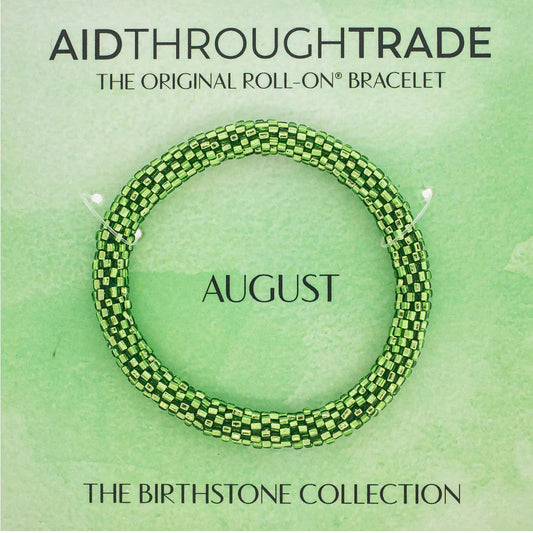August Birthstone Roll-On® Bracelet
