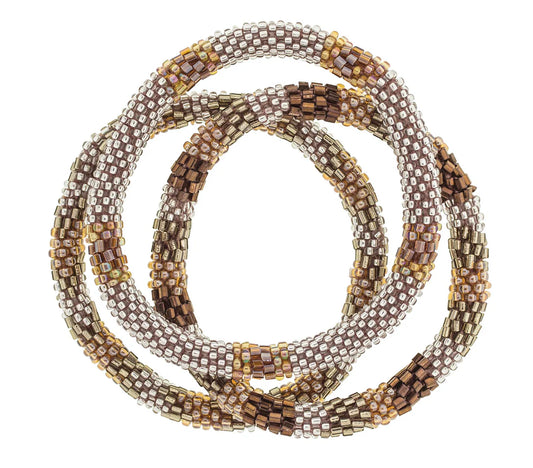 8 Inch Roll-On® Bracelets Hazelnut