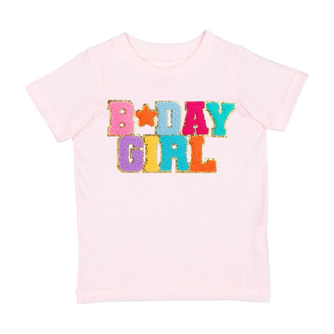 BIRTHDAY GIRL PATCH SHORT SLEEVE T-SHIRT